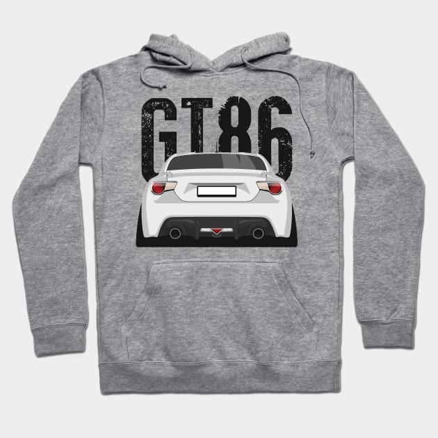 Toyota GT86 Silver Hoodie by mufflebox